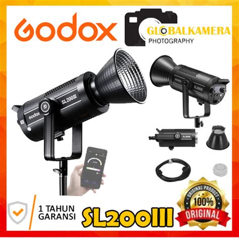 Jual GODOX SL200III / GODOX SL 200III / LAMPU STUDIO GODOX SL 200 III ...