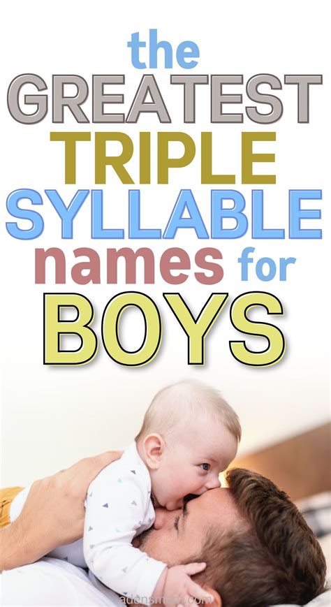 3 syllable boy names that are modern masculine – Artofit