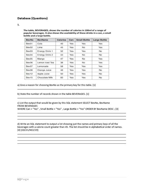 Database Questions 的图像结果