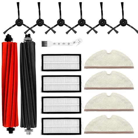 17 Pcs Replacement Accessories Kit Compatible With Roborock Q8 Max /Q8 ...