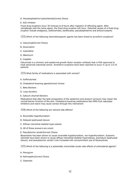 ETAS_MCQ_16 dermatological drugs | DOC