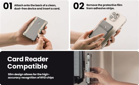 Stand Slot Card Holder - Black