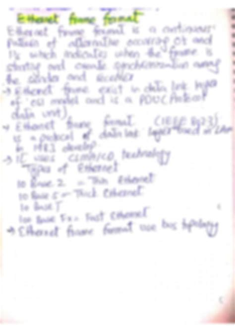 SOLUTION: Csma csma cd csma ca and ethernet frame format - Studypool