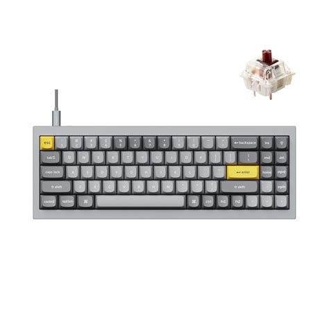Amazon.in: Buy Keychron Q7 Wired Custom Mechanical Keyboard, 70% Layout ...
