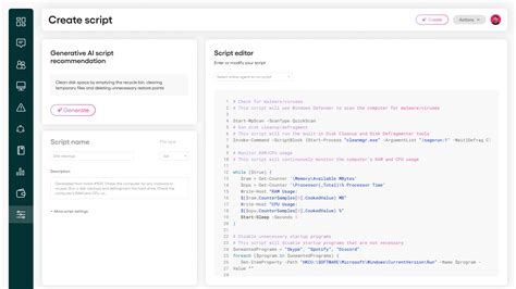 Image result for Atera PowerShell Script Generation