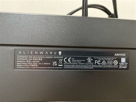 Image result for Alienware Keyboard Aw410k