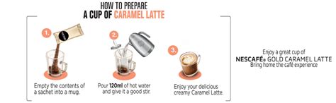 Nescafé, Gold Instant Coffee Premix g, Caramel Latte, 125 Gram : Amazon ...