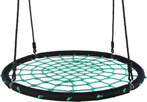 Buy KL KLB Sport 40" Spider Web Tree Swing for Kids - Round Net Swings ...