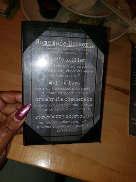 Menu at Oceans & Ale pub & bar, Williamsburg, Richmond Rd