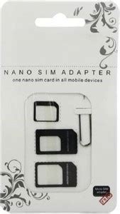 NewSelect 4 in 1 Sim Card Converter Adapter Kit Nano to Micro/Standard ...
