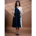 White Hand Embroidered Organic Cotton Dress