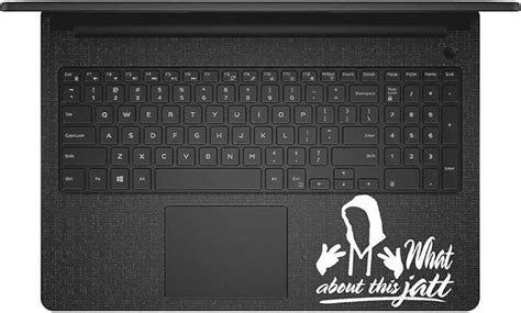 Fusion Graphix Jatt Logo Laptop Sticker Vinyl Decal (White) : Amazon.in ...