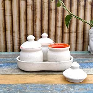 Buy ARDVAN INDIA Pickle Jar Storage Masala Container Aachar Chutney ...