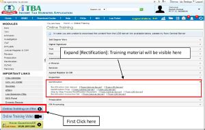 Functionality for Rectification of Appeal and Revision orders in ITBA
