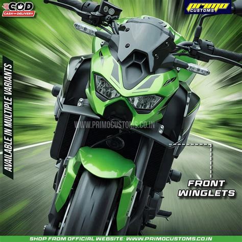 Kawasaki Z900 2026 Winglets Matt Black 2025/2026 – Primo Customs