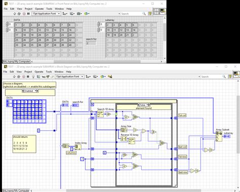 Image result for 2D Array LabVIEW