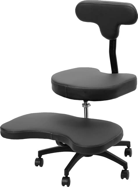 VIVO Mobile Cross Legged Office Chair with Back Support for Yoga ...