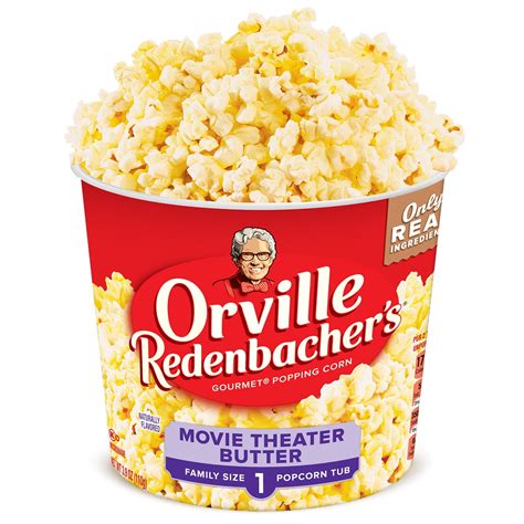 Orville Redenbachers Movie Theater Butter Microwave Popcorn 3.29 Oz ...
