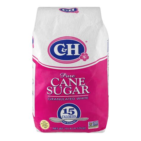 C & H Pure Granulated White Cane Sugar, 10 lb - Walmart.com