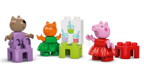 DUPLO® Peppa Pig Funfair Pretend-Play Amusement Park Toddler Toy 10453 ...