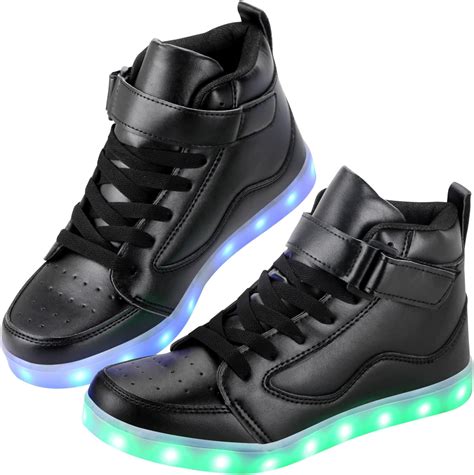 Amazon.com | Light Up Shoes Men Women LED Shoes USB Recharging Adult ...