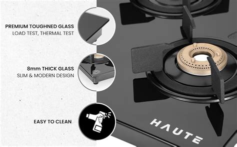 Haute Kitchen Evoque Series 2.0 Just Black 4 burner Cooktop | Manual ...