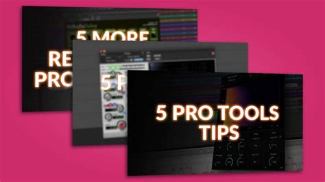 Pro Tools Tutorials 的图像结果