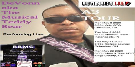 Coast 2 Coast / A3 Tour w DeVonn aka MTB, Arts' On The Ave., Cincinnati ...