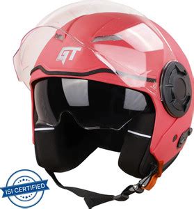 Steelbird GT Dashing ISI Certified Open Face Helmet for Men & Women ...