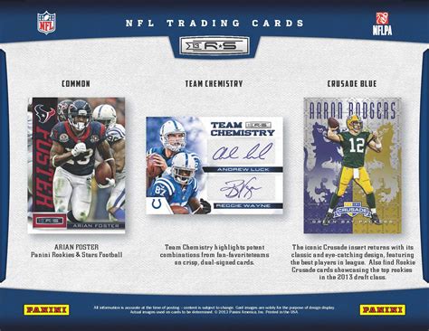 2013 Panini Rookies & Stars Football A Great Mix of Best of the Best