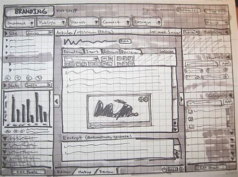 28张手绘网页设计草图（原型图/框架图） | 人人都是产品经理