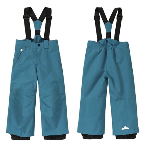 Snow Pants Kids Insulated Snow Bib Overalls Warm Pants for Boys Girls ...