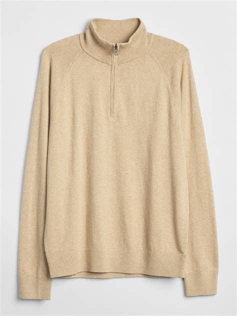 Half-Zip Mockneck Pullover Sweater | Gap