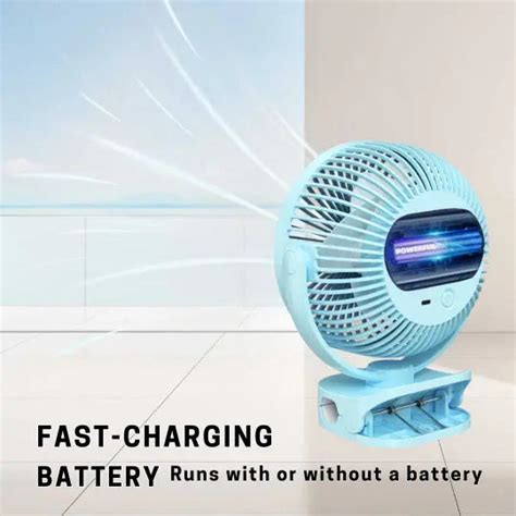 ART-B-5 Portable Rechargeable Clip Fan – artifax