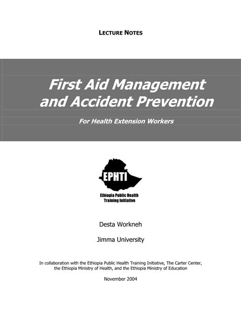 Image result for First Aid Management Hotel Introduction