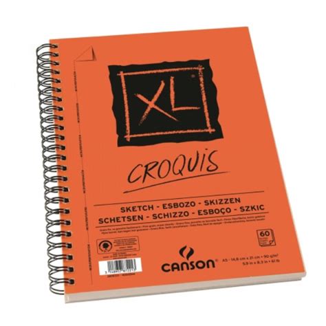 htconline.in| Canson XL Croquis Spiral Album 90 gsm A5 14.8x21cm