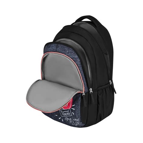 Buy Genie You 36L Black School Backpack online