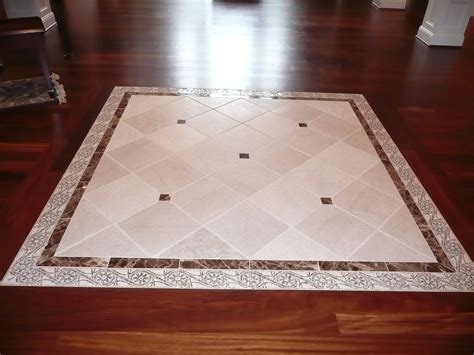 Tile Floor With Wood Inlay - Flooring Site