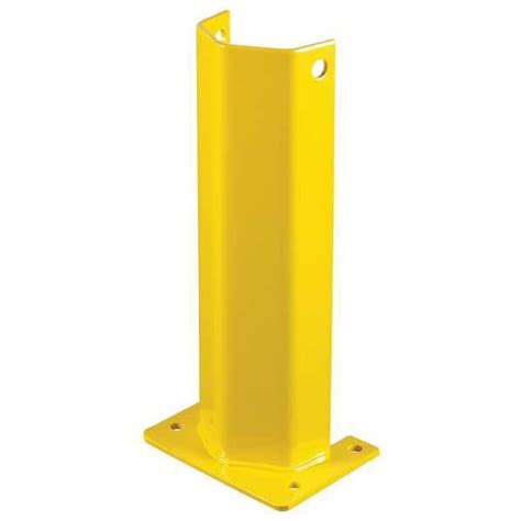 Steel King Pallet Rack Protector, 8W x 8L x 18In H FPS3-4D018YW | Zoro