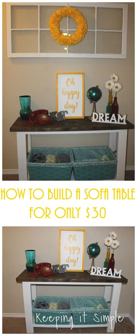 Image result for Build a Sofa Table