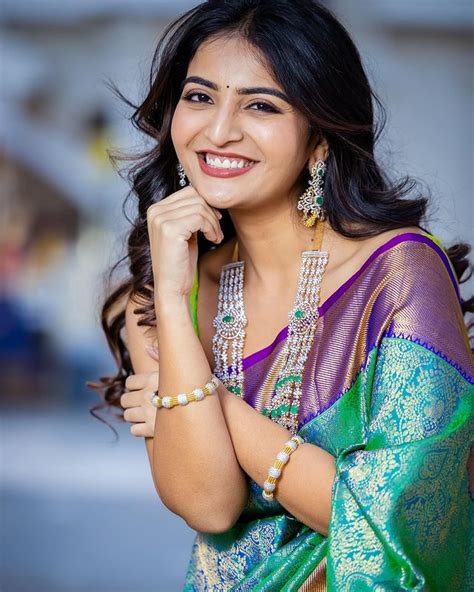 Annaya Nagalla stuns Tollywood audience with her divine look in saree ...