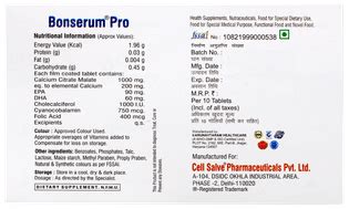 Bonserum Pro Tablet 10 - Uses, Side Effects, Dosage, Price | Truemeds