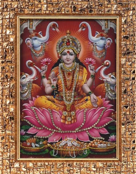 Strotam Goddess Lakshmi Religious Frame Price in India - Buy Strotam ...