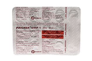 Prichek Gmp 150015 Mg Tablet Er 15 - Uses, Side Effects, Dosage, Price ...