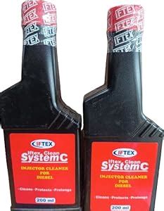 IFTEX Clean SystemC Injector Cleaner For Diesal 200ml Pack of 2 ...