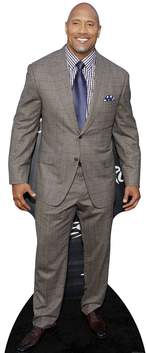 Buy Star Cutouts SC2062 The Rock Dwayne Johnson Life Cardboard Cutout ...