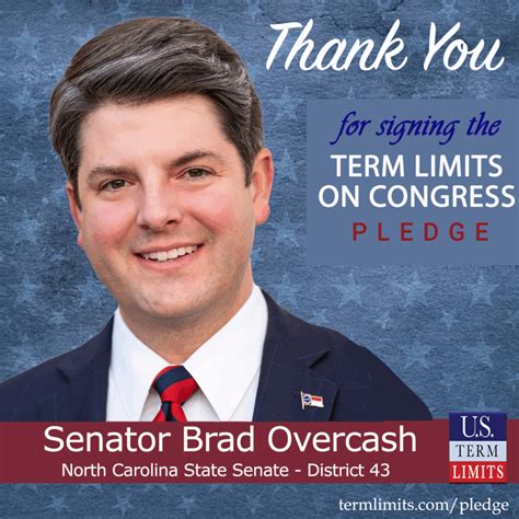 Senator Brad Overcash Pledges to Support Congressional Term Limits - U ...