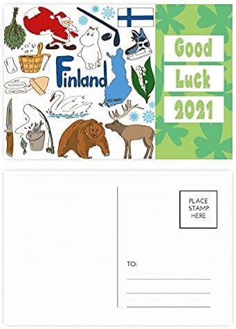 DIYthinker Finland Landscap Animals National Flag Good Luck 2021 ...