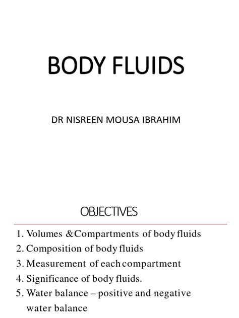Image result for Body Fluids Tutorial