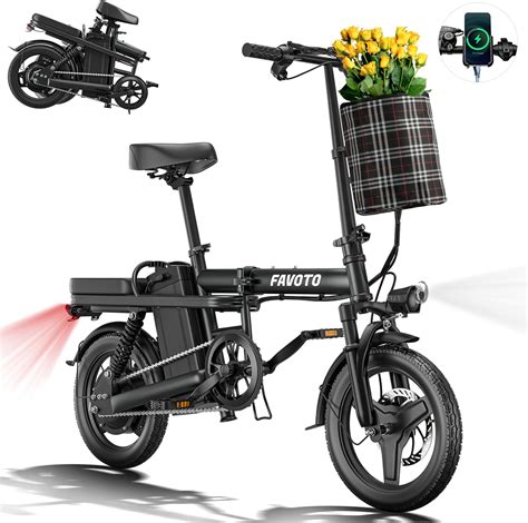 Favoto Folding Electric Bike with Removable 499Wh India | Ubuy